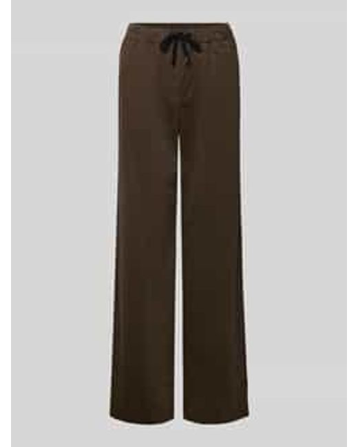 Marc Cain Corduroy Broek Met Elastische Band in het Brown