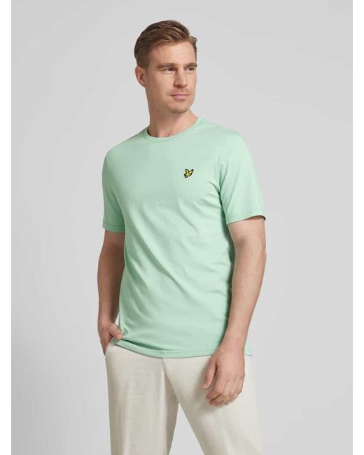 Lyle & Scott T-Shirt mit Logo-Patch in Green für Herren