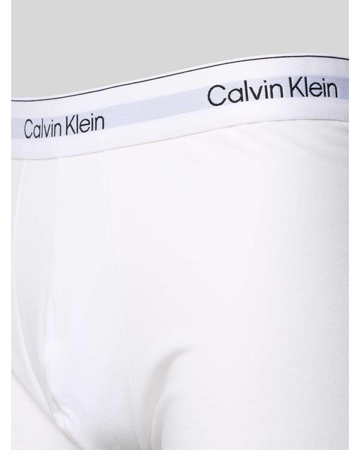 Calvin Klein Boxershort Met Labeldetail in het Black voor heren
