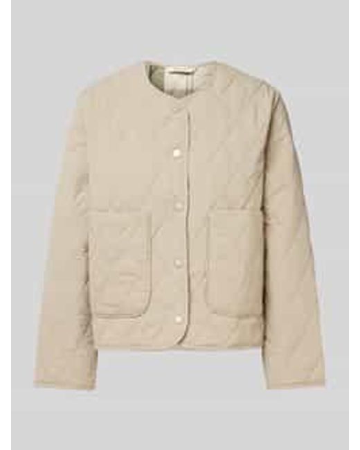 Barbour Gewatteerd Jack Met Opgestikte Zakken, Model 'Monroe' in het Natural