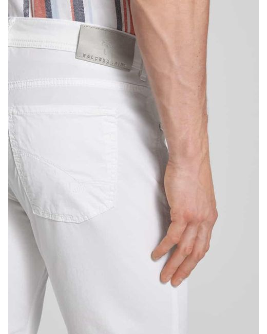 Baldessarini Stoffhose mit 5-Pocket-Design Modell 'Jack' in White für Herren