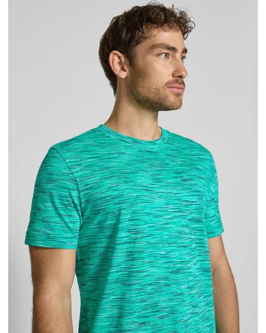 Tom Tailor Regular Fit T-Shirt aus reiner Baumwolle in Green für Herren