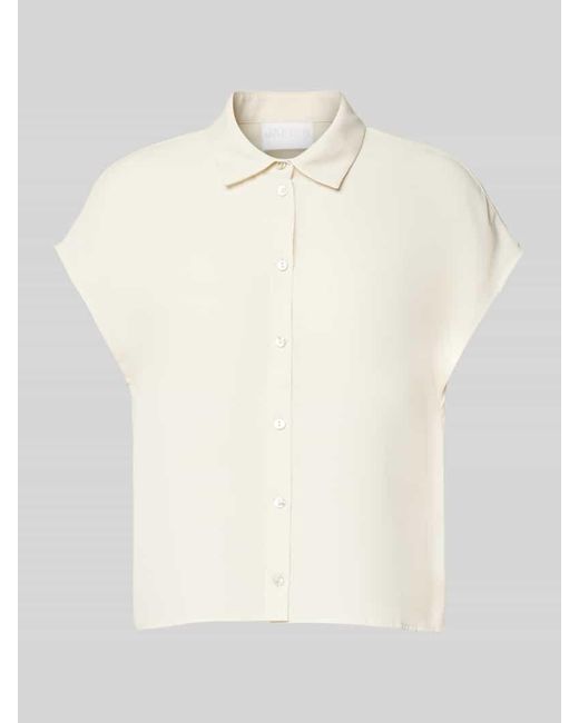 Jake*s Natural Regular Fit Bluse mit Kappärmeln