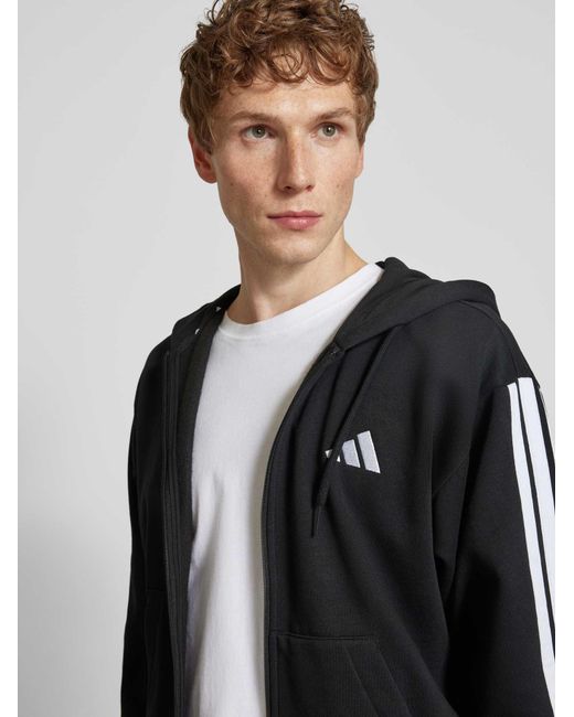 Adidas Sweatjack Met Logostitching in het Black voor heren