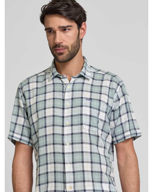 Barbour Vrijetijdsoverhemd Met Knoopsluiting in het Blue voor heren