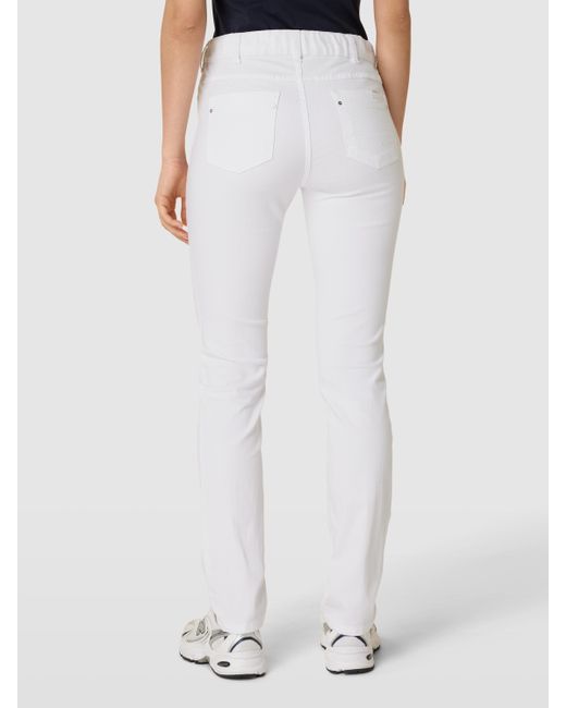 ZERRES Jeans In 5-pocketmodel, Model 'carla' in het Wit | Lyst NL