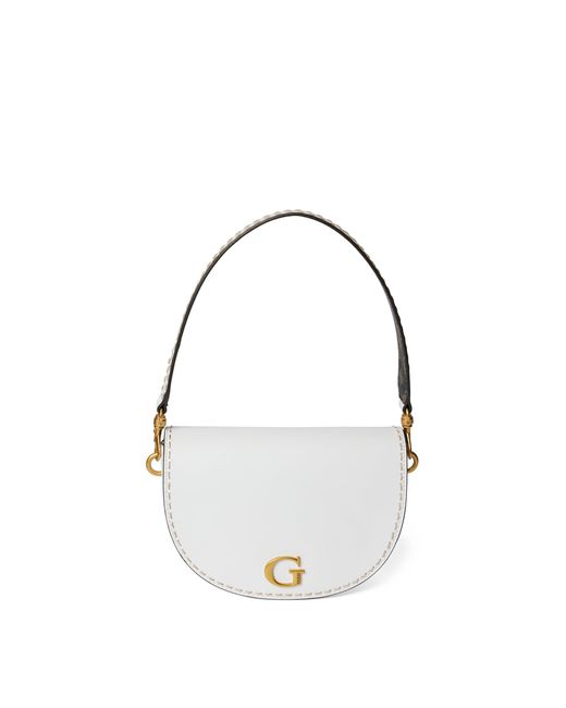Guess Saddle Bag mit LabelApplikation in Weiß Lyst