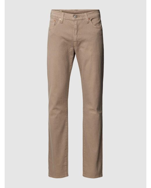 Levi's Slim Fit Jeans mit Stretch-Anteil Modell "511 CRAFT PAPER" in Natural für Herren