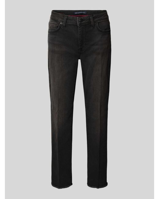 RAFFAELLO ROSSI Regular Fit Jeans Met 5-Pocketmodel, Model 'Vic 6/8' in het Black