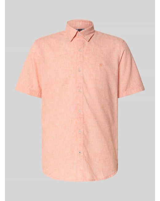 Lerros Freizeithemd mit Knopfleiste in Pink für Herren