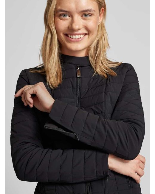 Guess Steppjacke mit Stehkragen Modell 'VONA' in Black für Herren