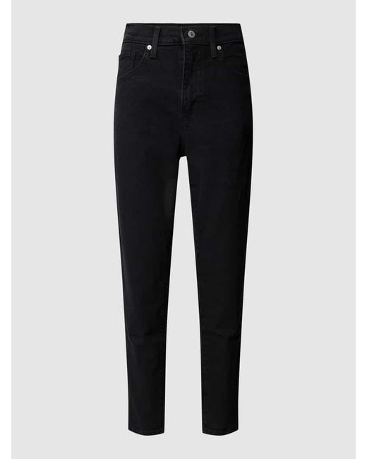 Levi's Tapered Fit Jeans mit 5-Pocket-Design in Black für Herren