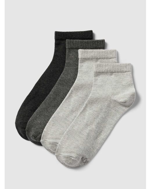 S.oliver Sokken Met Labeldetail in het Gray voor heren