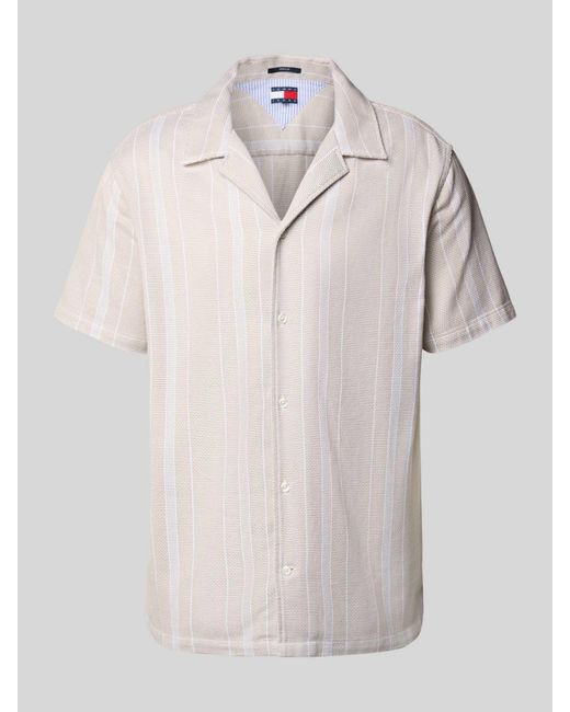 Tommy Hilfiger Regular Fit Vrijetijdsoverhemd Van Puur Katoen in het Natural voor heren