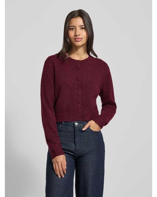 HUGO Red Regular Fit Strickjacke mit Woll-Anteil Modell 'SFEBRA'