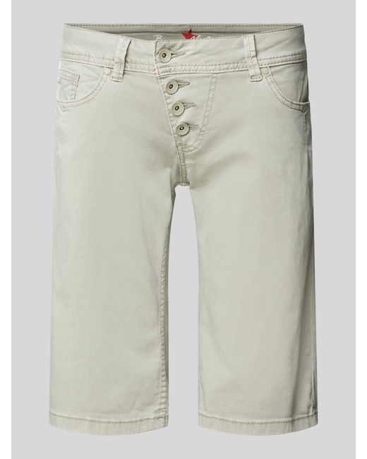 Buena Vista Natural Regular Fit Shorts im 5-Pocket-Design Modell 'Malibu'
