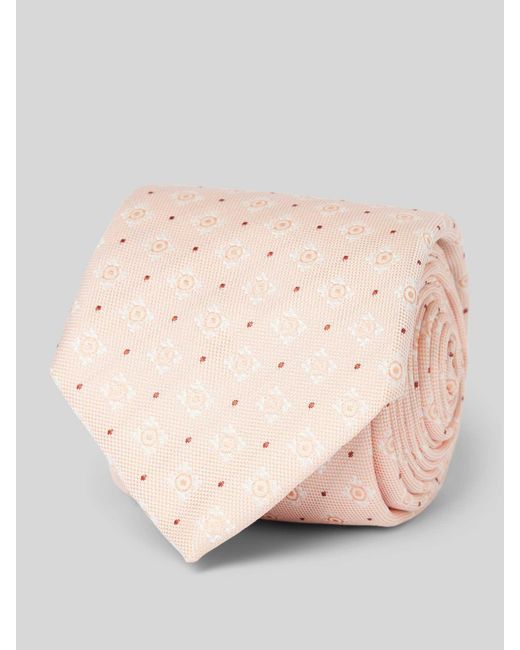 Boss Stropdas Met Zijde (7,5 Cm) in het Pink voor heren