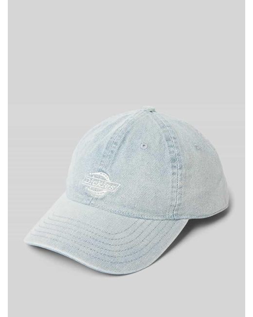 Dickies Basecap mit Label-Stitching Modell 'DAD' in White für Herren
