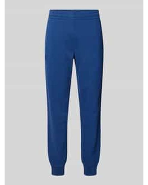 Superdry Sweatpants Met Labelstitching in het Blue voor heren
