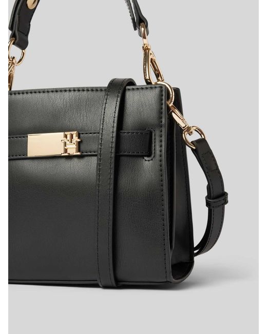 Tommy Hilfiger Handtas Met Labelapplicatie in het Black
