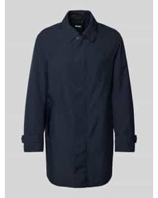Boss Regular Fit Regenjas Met Gore-Tex in het Blue voor heren