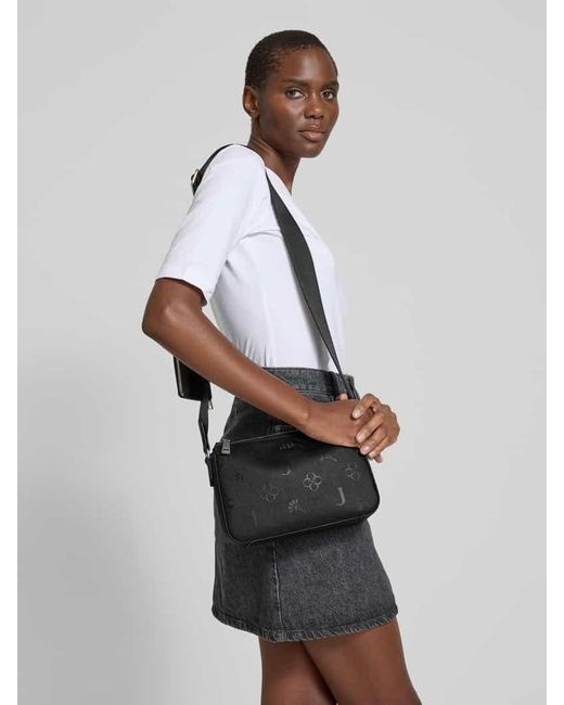 Joop! Black Handtasche mit Label-Applikation Modell 'Decoro stampa jasmina'