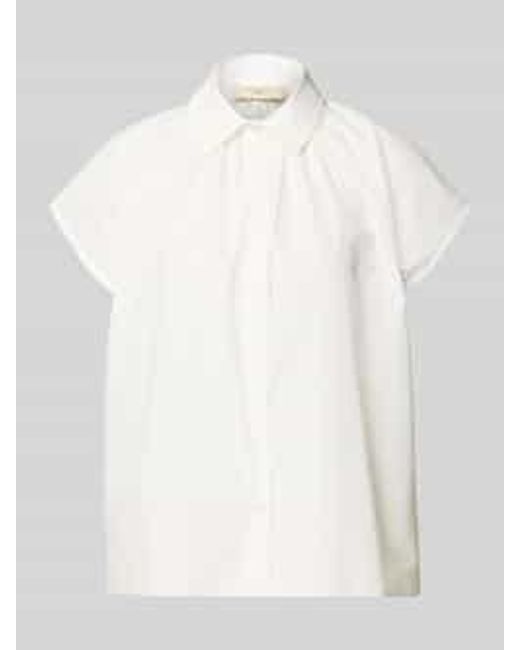 Weekend by Maxmara Regular Fit Blouse Met Kapmouwen in het White