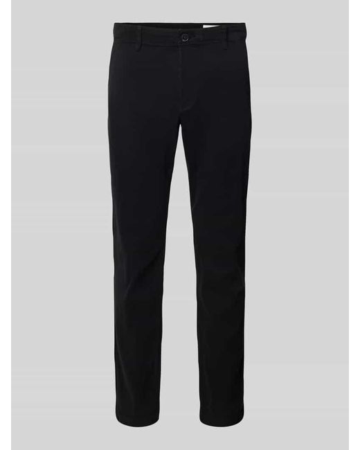 S.oliver Regular Fit Chino aus Baumwoll-Stretch in Blue für Herren