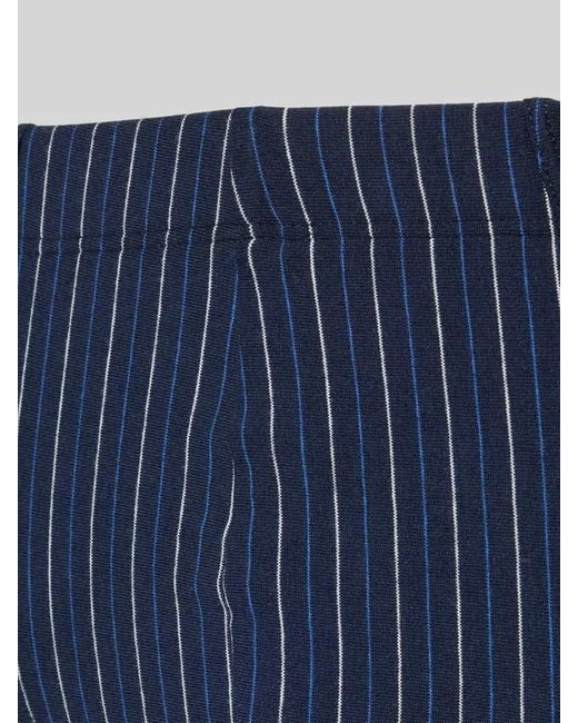 Schiesser Slim Fit Slip aus Baumwoll-Mix Modell 'Supermini' im 3er-Pack in Blue für Herren