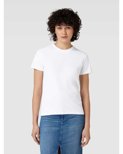 Opus White T-Shirt mit Rundhalsausschnitt Modell 'Samun'