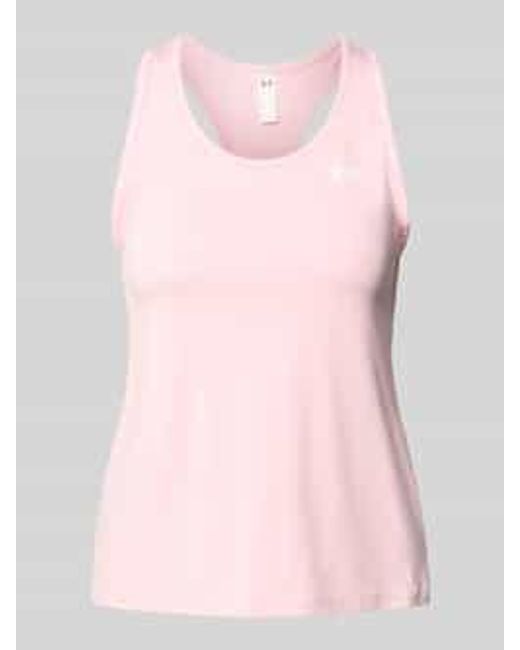 Under Armour Tanktop Met Labelprint in het Pink