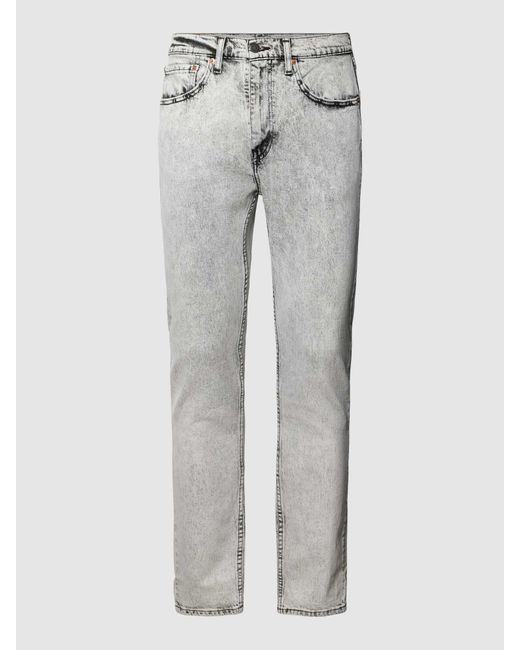 Levi's Slim Fit Jeans in het Gray voor heren