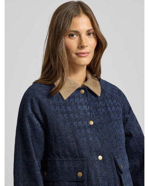 Y.A.S Blue Jacke mit Pattentaschen Modell 'VICKY'