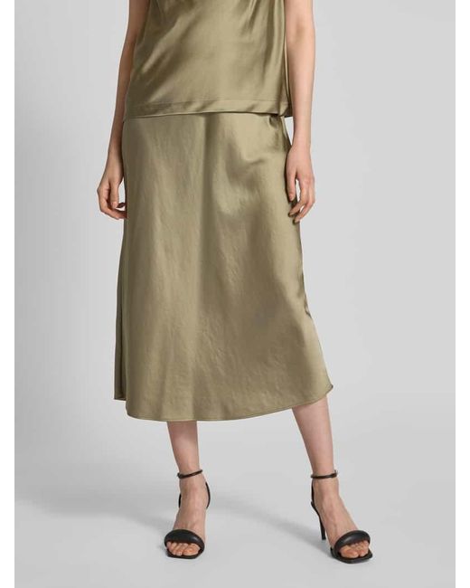 S.oliver Green Regular Fit Midi-Rock mit elastischem Bund