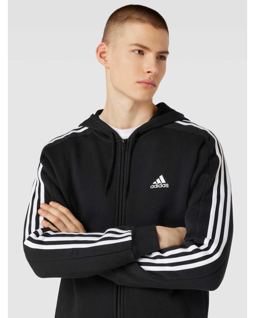 Adidas Sweatjack Met Labelstitching in het Black voor heren