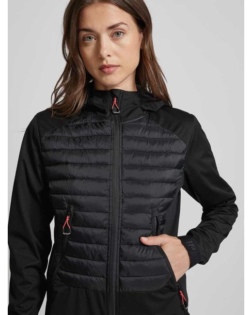 Icepeak Black Jacke mit Kapuze Modell 'DEERTON'