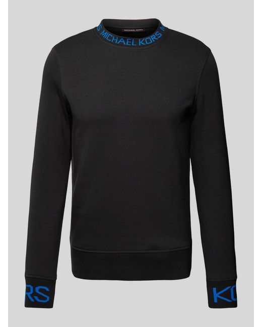 Michael Kors Sweatshirt Met Labelprint in het Black voor heren
