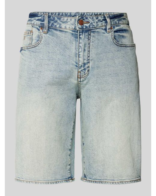 Armani Exchange Korte Regular Fit Jeans in het Blue voor heren