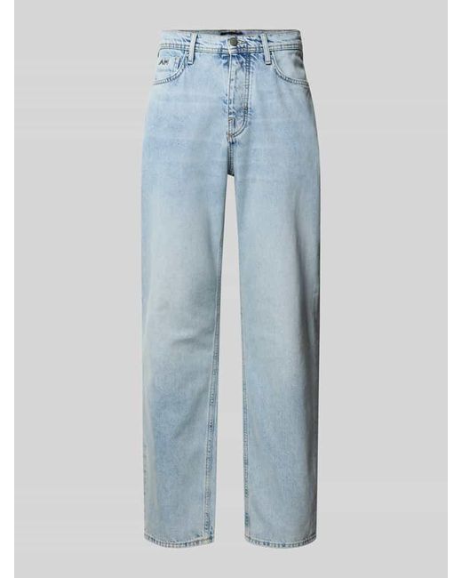 Antony Morato Straight Fit Jeans mit Logo-Applikation in Blue für Herren