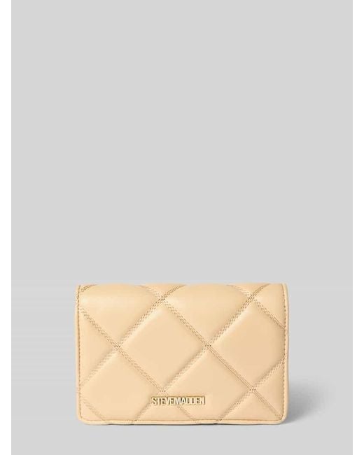 Steve Madden Natural Crossbody Bag mit Logo-Applikation Modell 'Bendue'