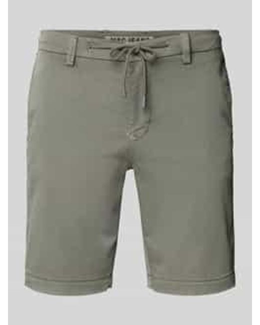 M·a·c Korte Regular Fit Broek Met Tunnelkoord in het Gray voor heren