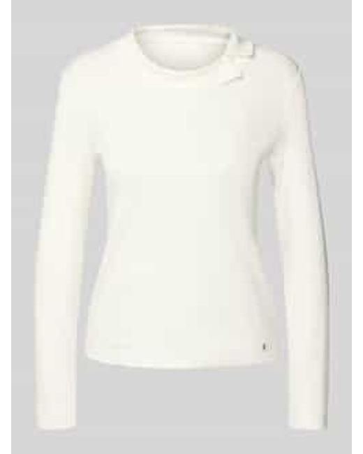 Marc Cain Longsleeve Met Ronde Hals in het White