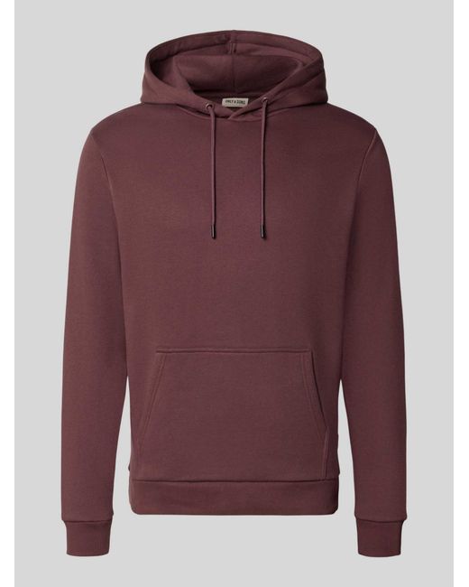 Only & Sons Hoodies in het Purple voor heren