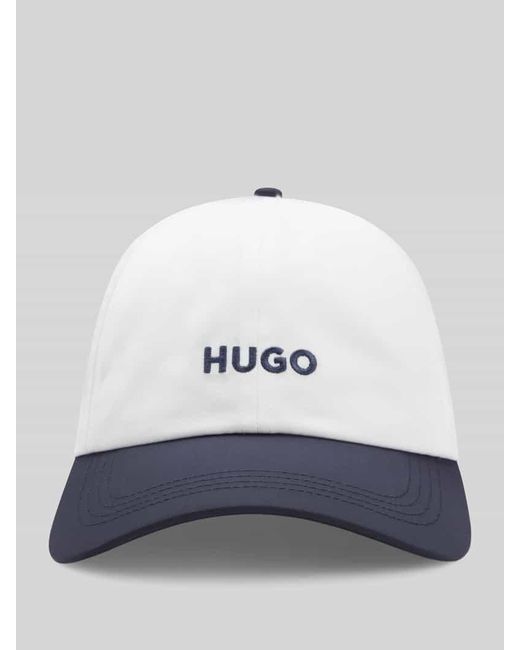 HUGO Basecap mit Logo-Stitching in White für Herren
