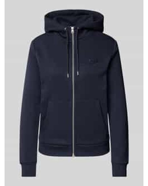 Gant Sweatjack Met Ritssluiting in het Blue