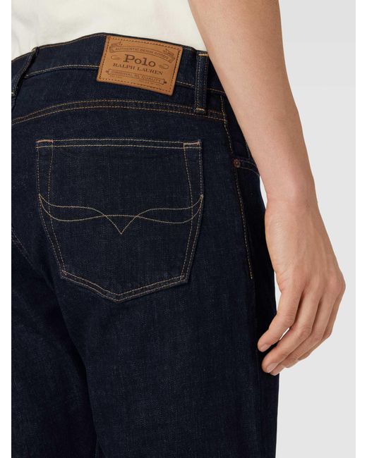 Polo Ralph Lauren Jeans in unifarbenem Design in Blue für Herren