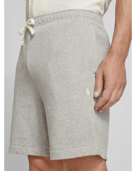Polo Ralph Lauren Regular Fit Sweatshorts mit Tunnelzug in Gray für Herren