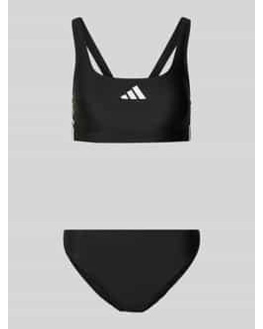 Adidas Bikini Met Logoprint in het Black