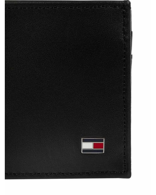 Tommy Hilfiger Geldbörse Aus Leder in Black für Herren