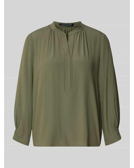 Luisa Cerano Green Blusenshirt mit Seiden-Anteil